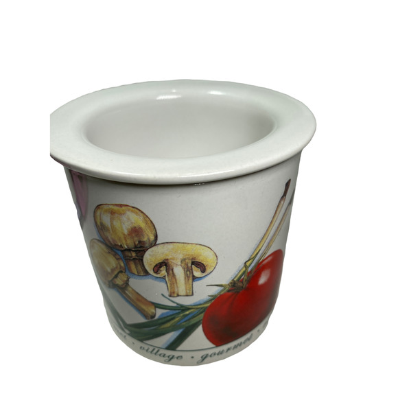 Kitchen Gourmet Village Dip Chiller Warmer Server 2pc Vintage Collectible - Picture 1 of 11